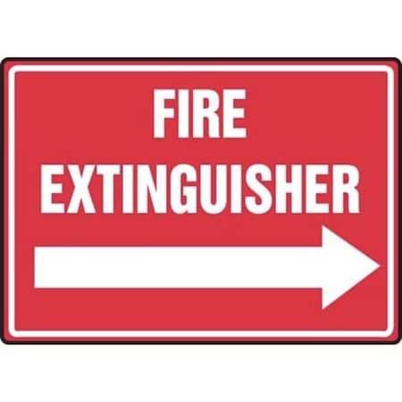 Accuform SAFETY SIGN FIRE EXTINGUISHER RIGHT MFXG484VS MFXG484VS